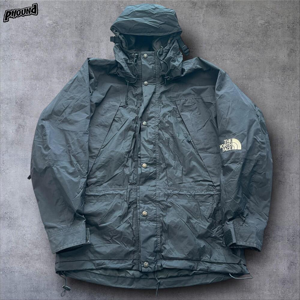 The North Face Jacket Mens Small Black Gore-Tex Hooded Waterproof Rain Shell